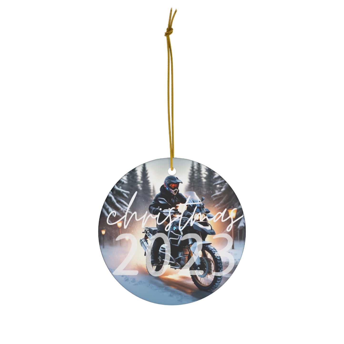 Muskoka Motorcycle Adventure Tree Ornament