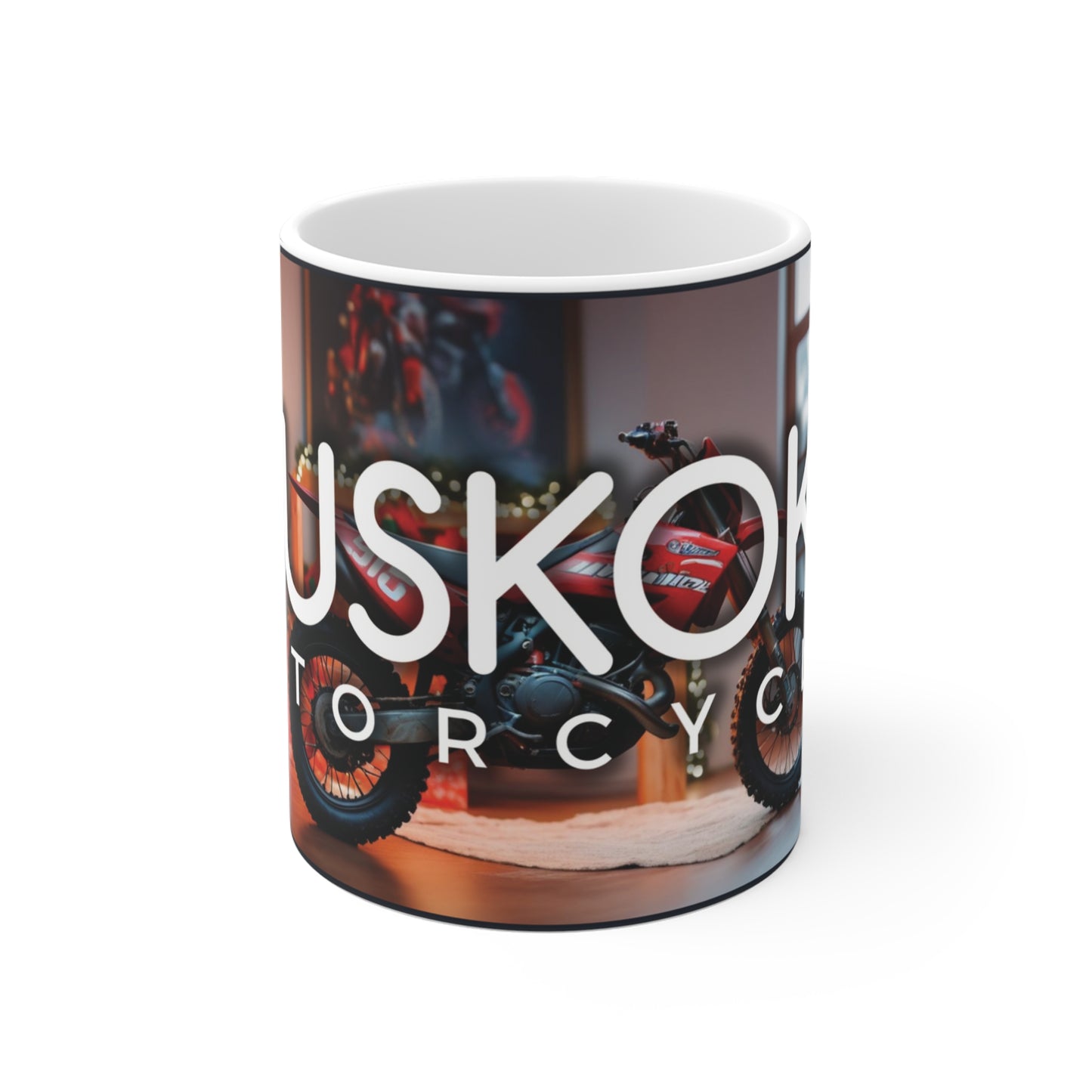 Muskoka Motorcycle Christmas Motocross Mug