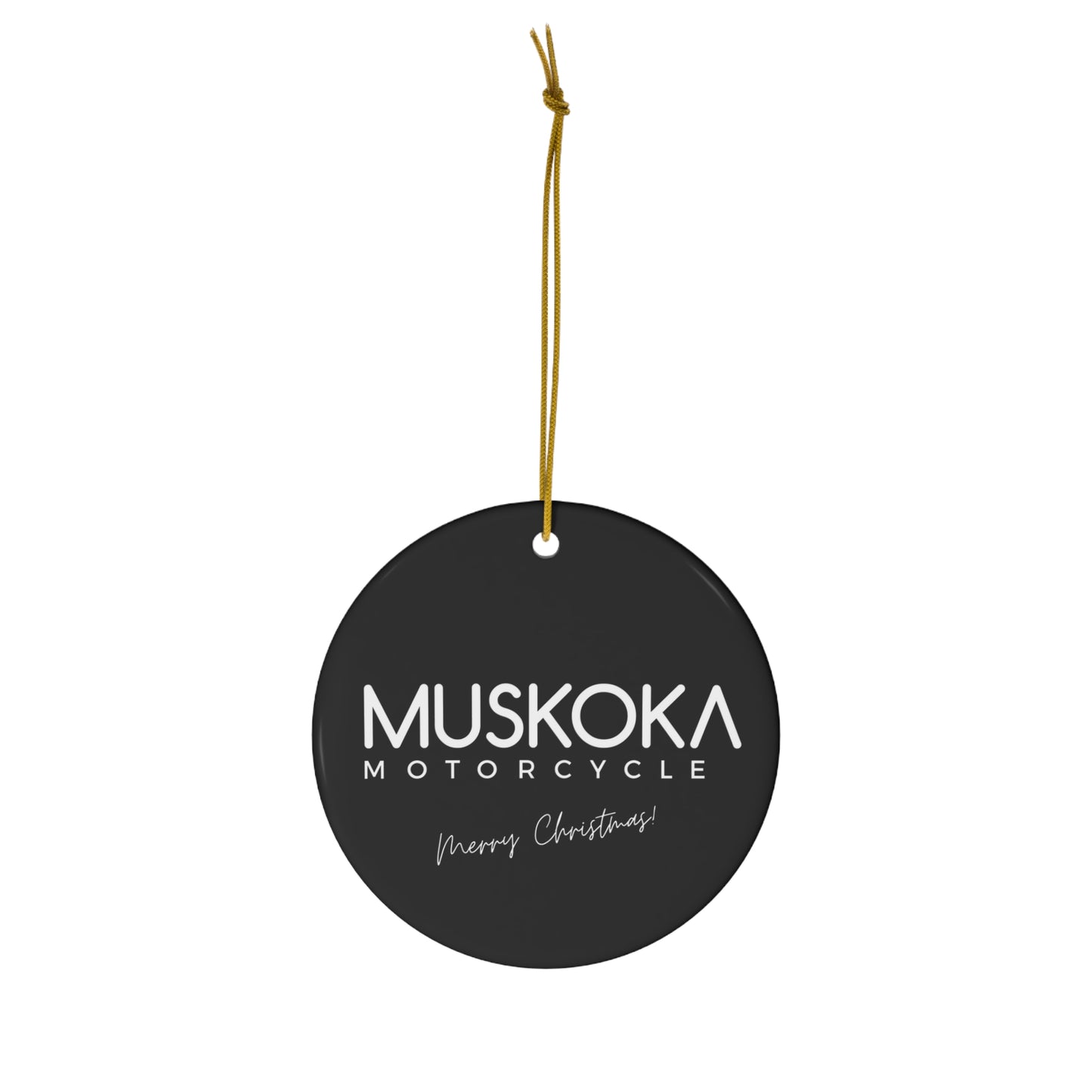 Muskoka Motorcycle Adventure Tree Ornament