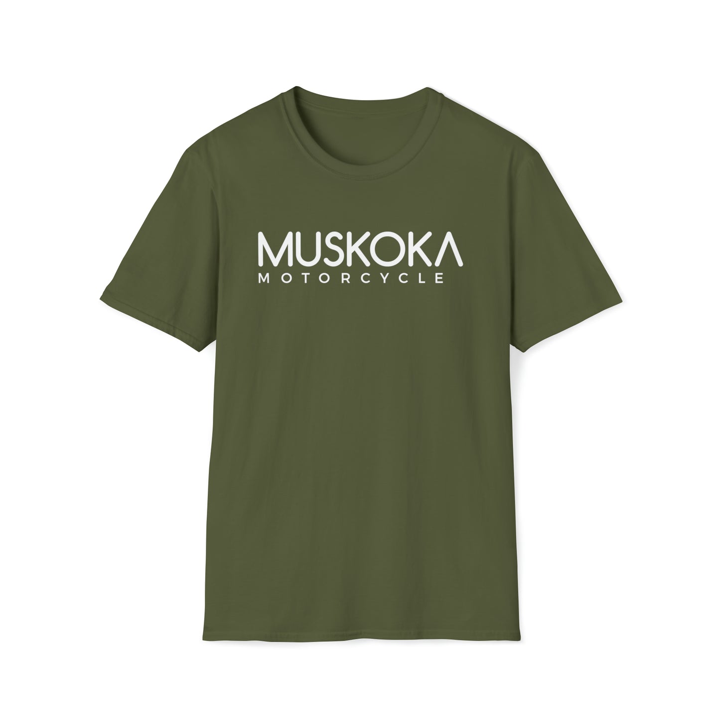 Muskoka Motorcycle Tee - White Logo