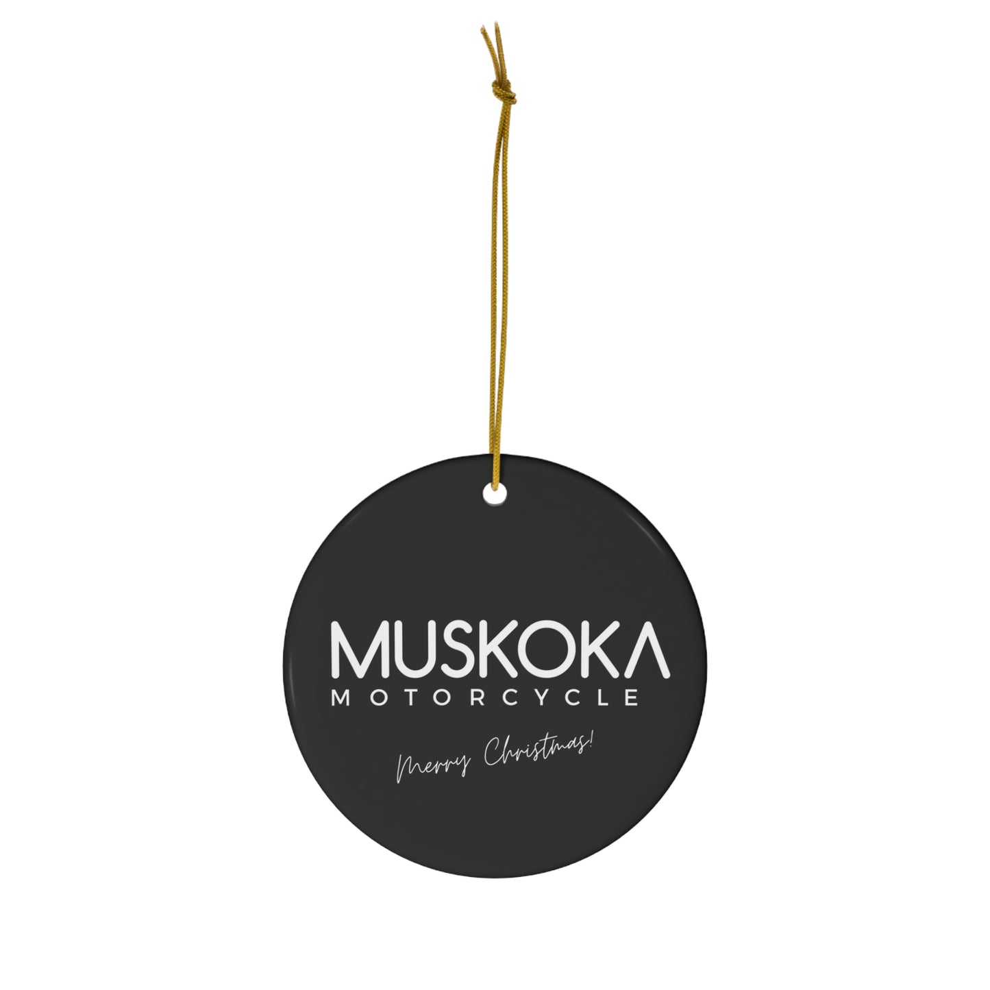 Muskoka Motorcycle Christmas Tree Ornament