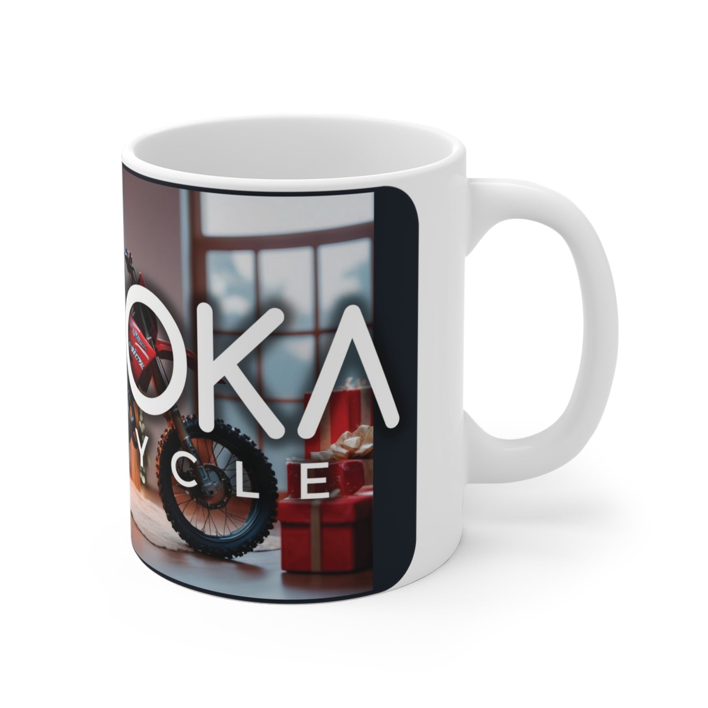 Muskoka Motorcycle Christmas Motocross Mug